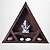 Nicho e Altar Triangular, porta-cristais, pedras, estátuas, óleo essencial ZR6 - Imagem 1