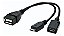 Cabo OTG - Micro USB Y - Imagem 1