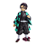 FIGURE DEMON SLAYER/KIMETSU NO YAIBA - TANJIRO KAMADO - GRANDISTA (SEM CAIXA) - Imagem 1