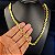 Corrente Cadeado 8mm Fecho Gaveta - Banhado a Ouro 18k - Imagem 1