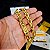 Corrente Cadeado 12mm Fecho Gaveta - Banhado a Ouro 18k - Imagem 3