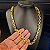 Corrente Cadeado 12mm Fecho Gaveta - Banhado a Ouro 18k - Imagem 1