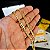 Corrente Grumet 3mm Fecho Gaveta Duplo 750 - Banhado a Ouro 18k - Imagem 3