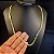 Corrente PITBULL 5mm Fecho Gaveta - Banhado a Ouro 18k - Imagem 1