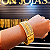Bracelete Abençoado Cravejado 30mm 22cm - Banhado a Ouro 18k - Imagem 8