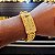 Bracelete Nossa Senhora Cravejado 20mm 22cm - Banhado a Ouro 18k - Imagem 3