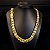 Corrente Dubai 14mm Fecho Gaveta Duplo 750 - Banhado a Ouro 18k - Imagem 2