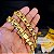Corrente Friso X 13mm Fecho Gaveta Duplo 750 - Banhado a Ouro 18k - Imagem 3
