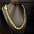 Corrente Friso S 13mm Fecho Gaveta Duplo 750 - Banhado a Ouro 18k - Imagem 2