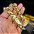 Corrente Friso S 13mm Fecho Gaveta Duplo 750 - Banhado a Ouro 18k - Imagem 5