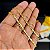 Corrente Piastrine 3mm Gaveta Duplo 750 - Banhado a Ouro 18k - Imagem 3