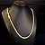 Corrente Flat/Cubano 7mm Gaveta Duplo 750 - Banhado a Ouro 18k - Imagem 5
