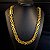 Corrente Cadeado Duplo 15mm Fecho Gaveta Duplo 750 - Banhado a Ouro 18k - Imagem 3