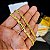 Corrente Cadeado Duplo 5mm Fecho Gaveta Duplo 750 - Banhado a Ouro 18k - Imagem 6
