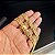 Corrente Relogio 10mm Fecho Gaveta Duplo 750 - Banhado a Ouro 18k - Imagem 3