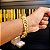 Pulseira Grumet 13mm Fecho Gaveta Duplo 750 - Banhado a Ouro 18k - Imagem 1