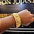 Bracelete Oração Salmos 23 & Salmos 91, 30mm 22cm - Banhado a Ouro 18k - Imagem 2