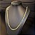 Corrente Piastrine 6mm Gaveta Duplo 750 - Banhado a Ouro 18k - Imagem 3