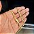 Corrente Piastrine 6mm Gaveta Duplo 750 - Banhado a Ouro 18k - Imagem 6