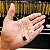 Escapulário Cartier 2mm 70cm Pedra de Onix & Espirito Santo - Banhado a Ouro 18k - Imagem 2