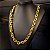 Corrente Cadeado 15mm Fecho Gaveta Duplo 750 - Banhado a Ouro 18k - Imagem 3