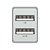 Carregador De Parede Universal ELG Wc124a 2 Usb 1a E 2.4a - Imagem 3
