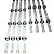 KIT 8 BARRAS DE LED TV LG 47 - AGF78400901 - Imagem 1