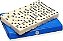 Jogo de dominó, 28 peças, estojo Azul - Dominoes - Imagem 2