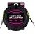 Cabo Ernie Ball P10 Reto Blindado 6 Metros – Preto – Modelo P06046 - Imagem 1