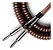 Cabo Santo Angelo Guitar Tornado Coil 30FT (9,14m) – P10 x P10 – Preto Fumê - Imagem 2