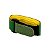 DMMD05 ABAFADOR DAMPER MD COURO VERDE METALICO - Imagem 3