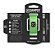 DMMD05 ABAFADOR DAMPER MD COURO VERDE METALICO - Imagem 1