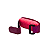DHMD04 ABAFADOR DAMPER MD COURO HOLOGRAFICO PINK - Imagem 5