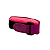 DHMD04 ABAFADOR DAMPER MD COURO HOLOGRAFICO PINK - Imagem 3