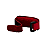 DMMD04 ABAFADOR DAMPER MD COURO VERMELHO METALICO - Imagem 4