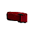 DMMD04 ABAFADOR DAMPER MD COURO VERMELHO METALICO - Imagem 2