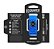 DHMD03 ABAFADOR DAMPER MD COURO HOLOGRAFICO AZUL - Imagem 1