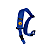 CQK526 CORREIA IBOX QS COMFORT LISA AZUL - Imagem 3