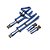 CQK509 CORREIA IBOX QS COMFORT LISTRAS AZUL/BR - Imagem 3