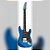 Guitarra Seizi Fun Katana Musashi HSS Royal Dark Blue Sparkle com Bag - Imagem 1