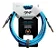 Cabo Seizi Cable Energy P10 x P10L para Guitarra / Violão / Baixo / Ukulele – Blue & White – 3m - Imagem 2