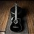VIOLAO CLASSICO ELETRO-ACUSTICO LORENZZO 39 - SLIM CUTAWAY - NYLON PRETO VTLSC1954P - Imagem 1