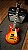 GUITARRA SHELTER LP MOGNO E FLAMED HONEY SUNBURST S100FW_THB - Imagem 1