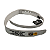 CLL607I CORREIA EM COURO LEGITIMO ARTIST SILVER SHINE LOGO IBOX - Imagem 5