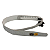 CLL607 CORREIA EM COURO LEGITIMO ARTIST SILVER SHINE - Imagem 3