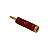 PLUG ADAPTADOR P2 / P10 ESTEREO OURO VERMELHO (EAN 7899028805420) - Imagem 2