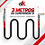 Cabo para Instrumentos DLK Garage GI037 P10 Reto x P10 90° 3 Metros - Imagem 2