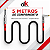 Cabo para Instrumentos DLK Garage GI038 P10 Reto x P10 90° 5 Metros - Imagem 2