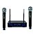 Microfone Sem Fio Duplo Custom Sound CW-40 UHF 48 Canais - Imagem 5