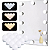 Kit Luz De Espelho Maquiagem Camarim 10 Lâmpadas Led Ajustáveis - Imagem 2